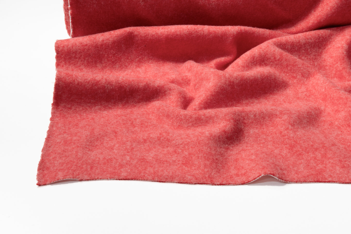 Italian Poly Wool Knit - Coral