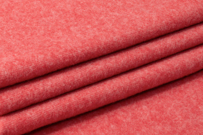 Italian Poly Wool Knit - Coral