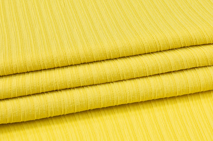 Pleated Silk/Viscose Gauze - Yellow