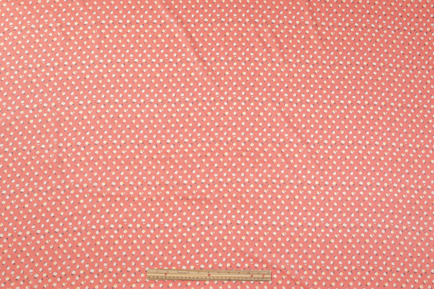 Ditsy Floral Cotton - Coral