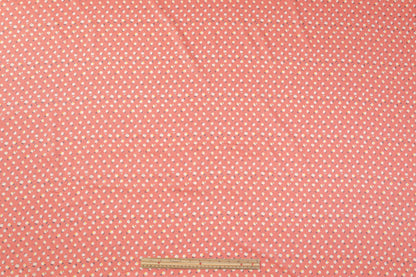 Ditsy Floral Cotton - Coral