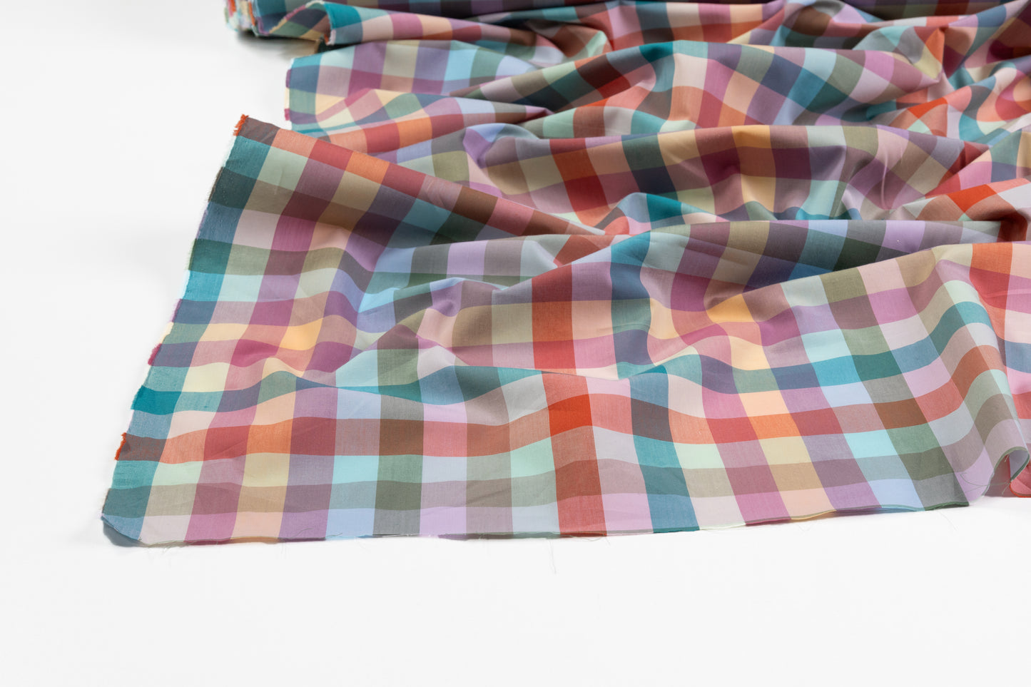 Checked Cotton Shirting - Multicolor