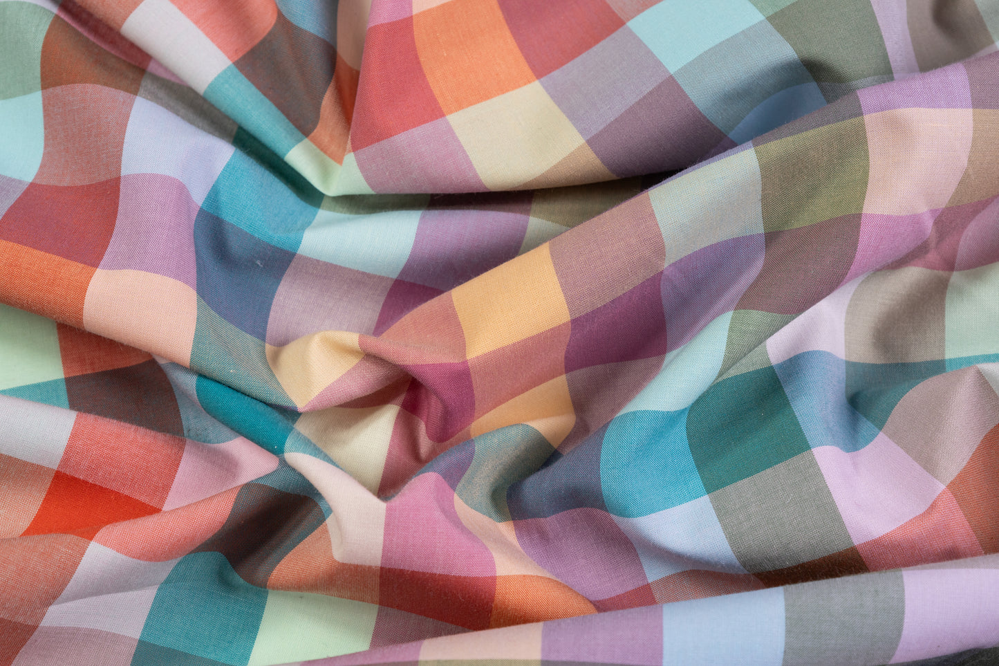 Checked Cotton Shirting - Multicolor