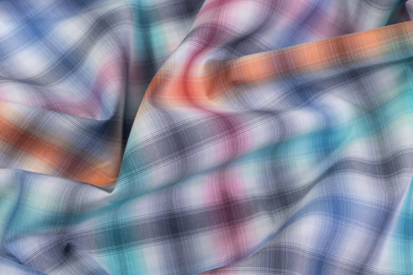 Checked Cotton Shirting - Multicolor