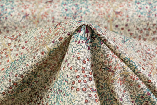 Tree Print Cotton - Multicolor