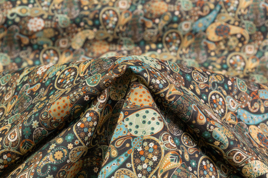 Paisley Cotton - Green