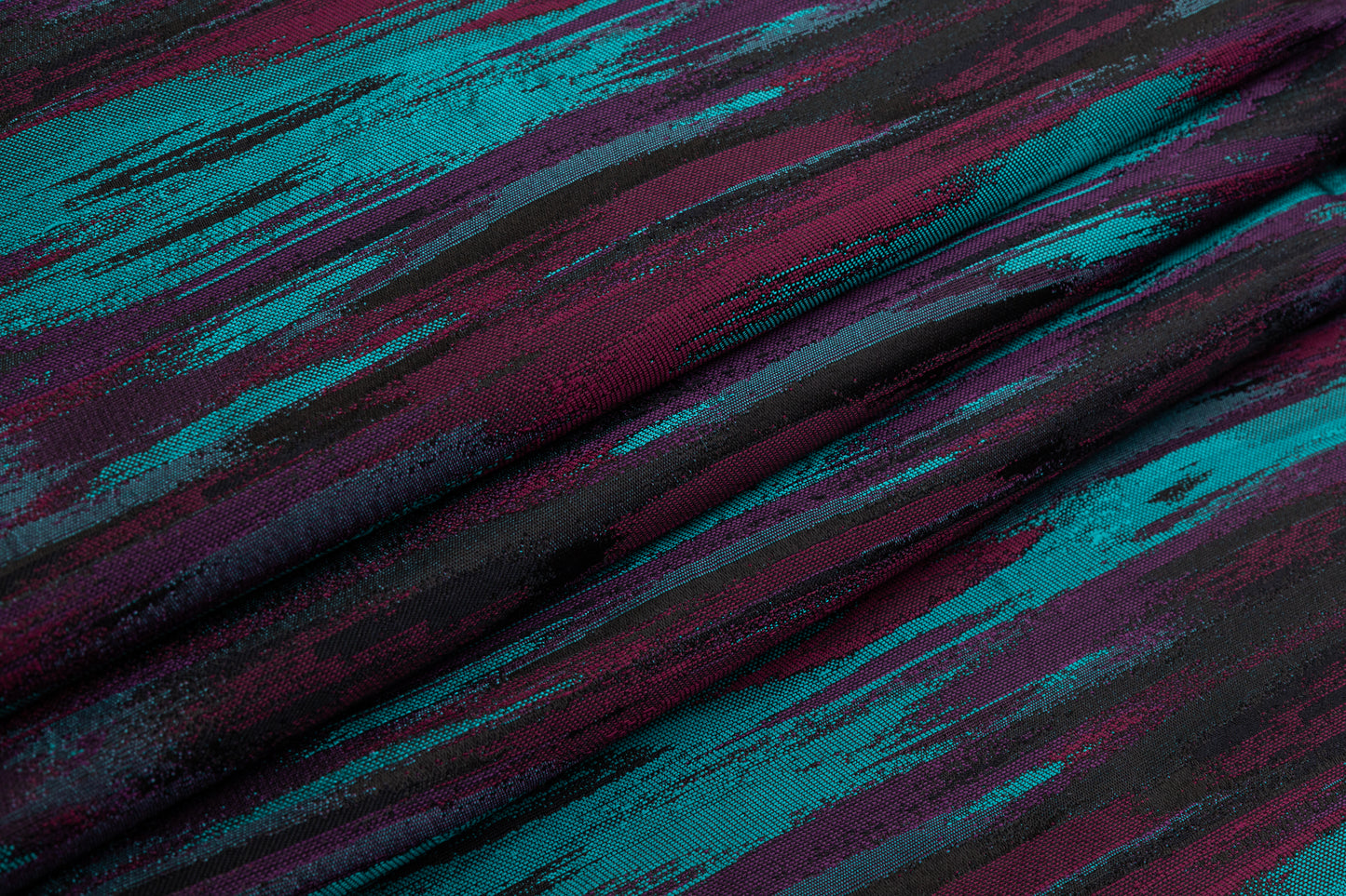 Streak Brocade - Green / Purple / Maroon