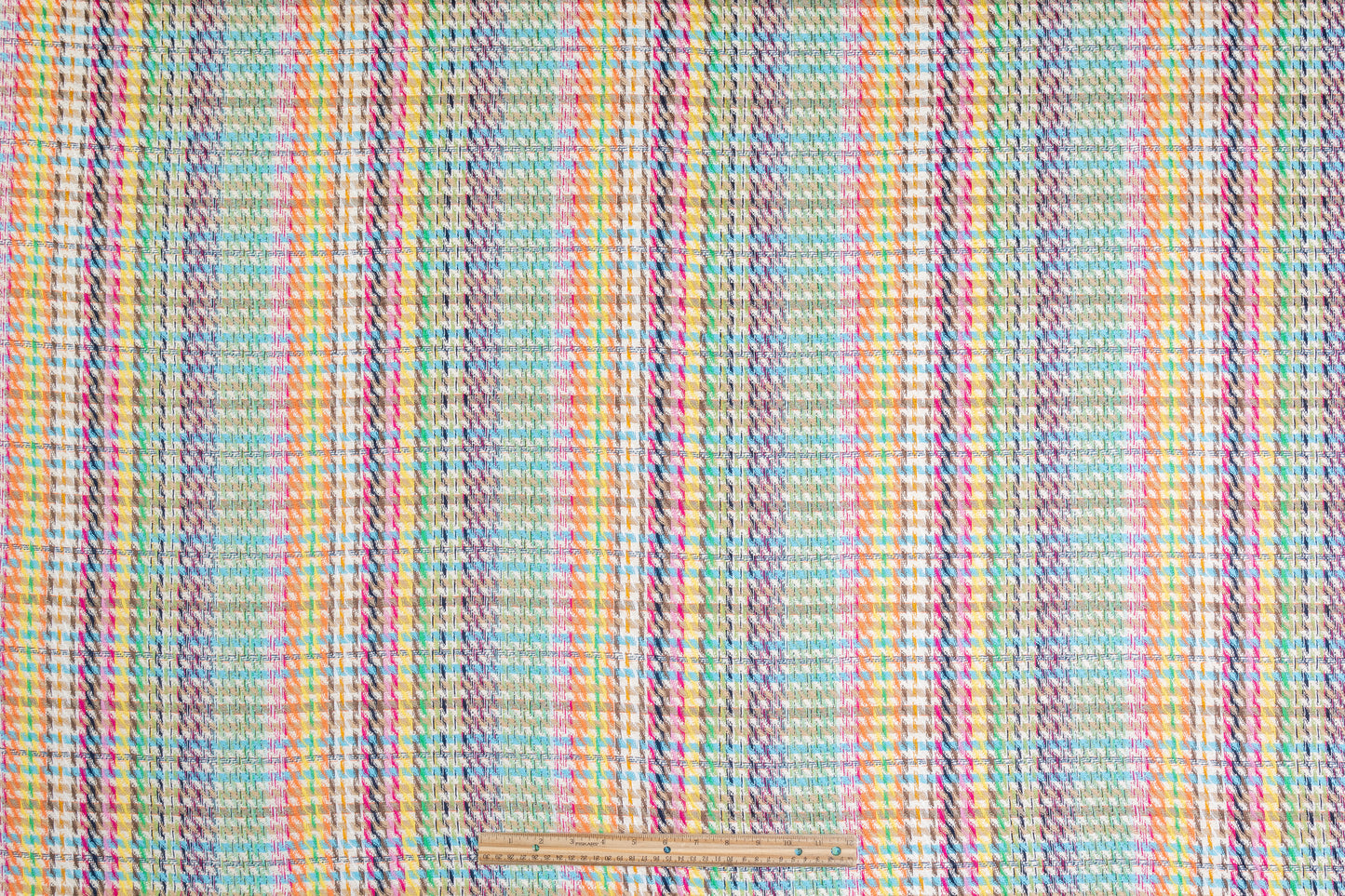 Italian Cotton Viscose Tweed - Multicolor