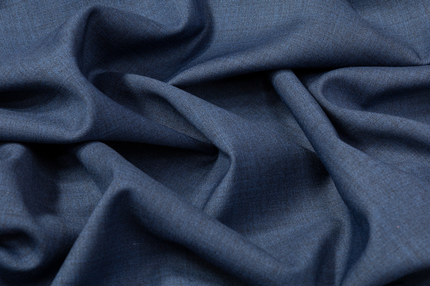 Italian Merino Wool Suiting - Blue Gray