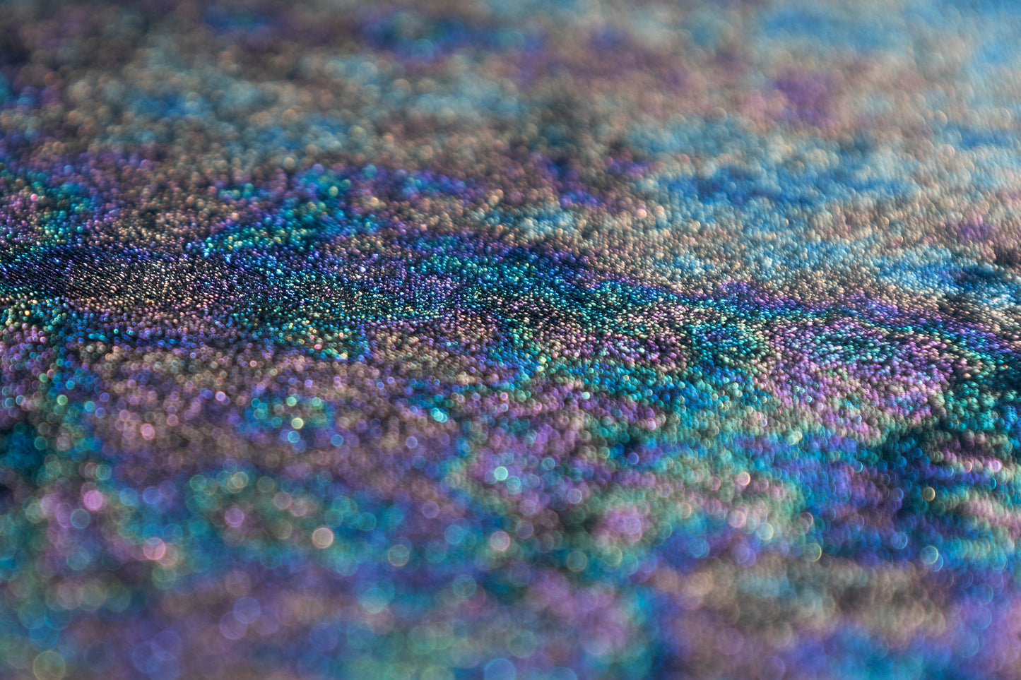 Abstract Italian Glitter Crepe - Multicolor