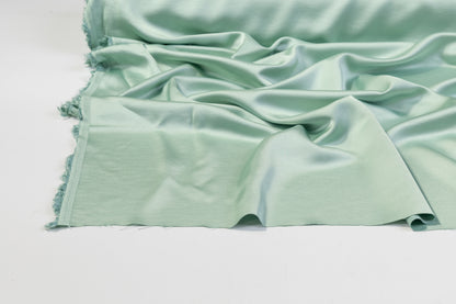 Heavy Viscose Acetate Charmeuse - Summer Green