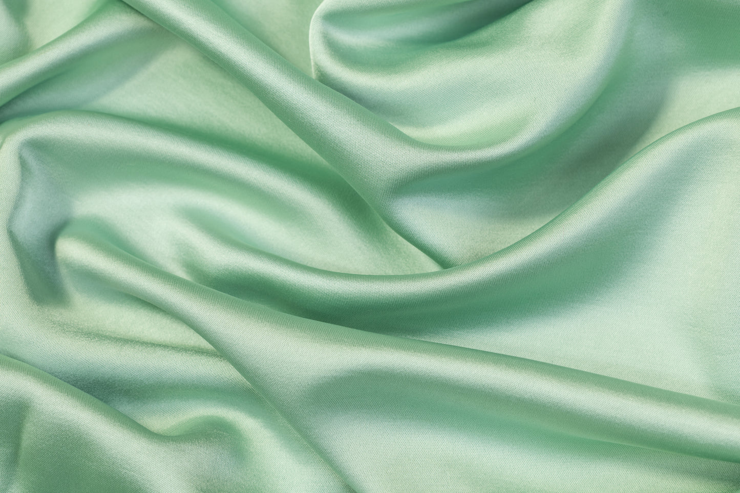 Heavy Viscose Acetate Charmeuse - Summer Green