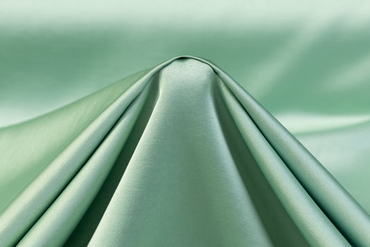 Heavy Viscose Acetate Charmeuse - Summer Green