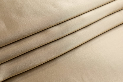 Heavy Italian Silk Crepe Lamé - Gold