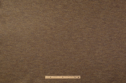 Double Faced Wool Blend Coating - Brown / Purple