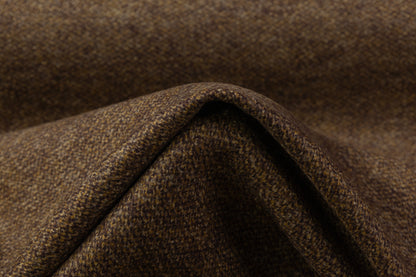 Double Faced Wool Blend Coating - Brown / Purple