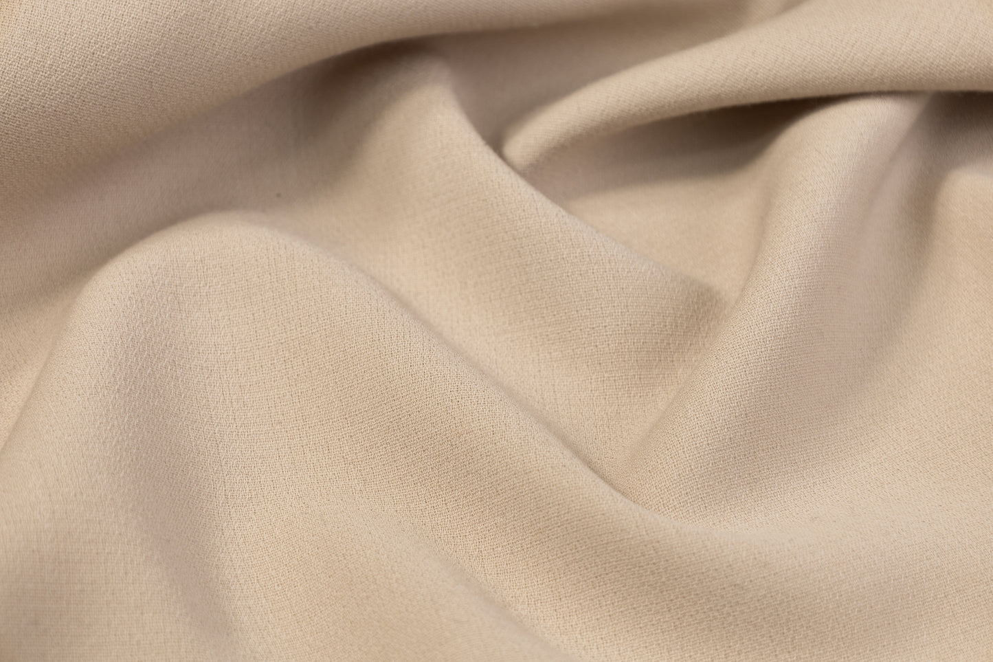 Italian Wool Double Crepe - Taupe