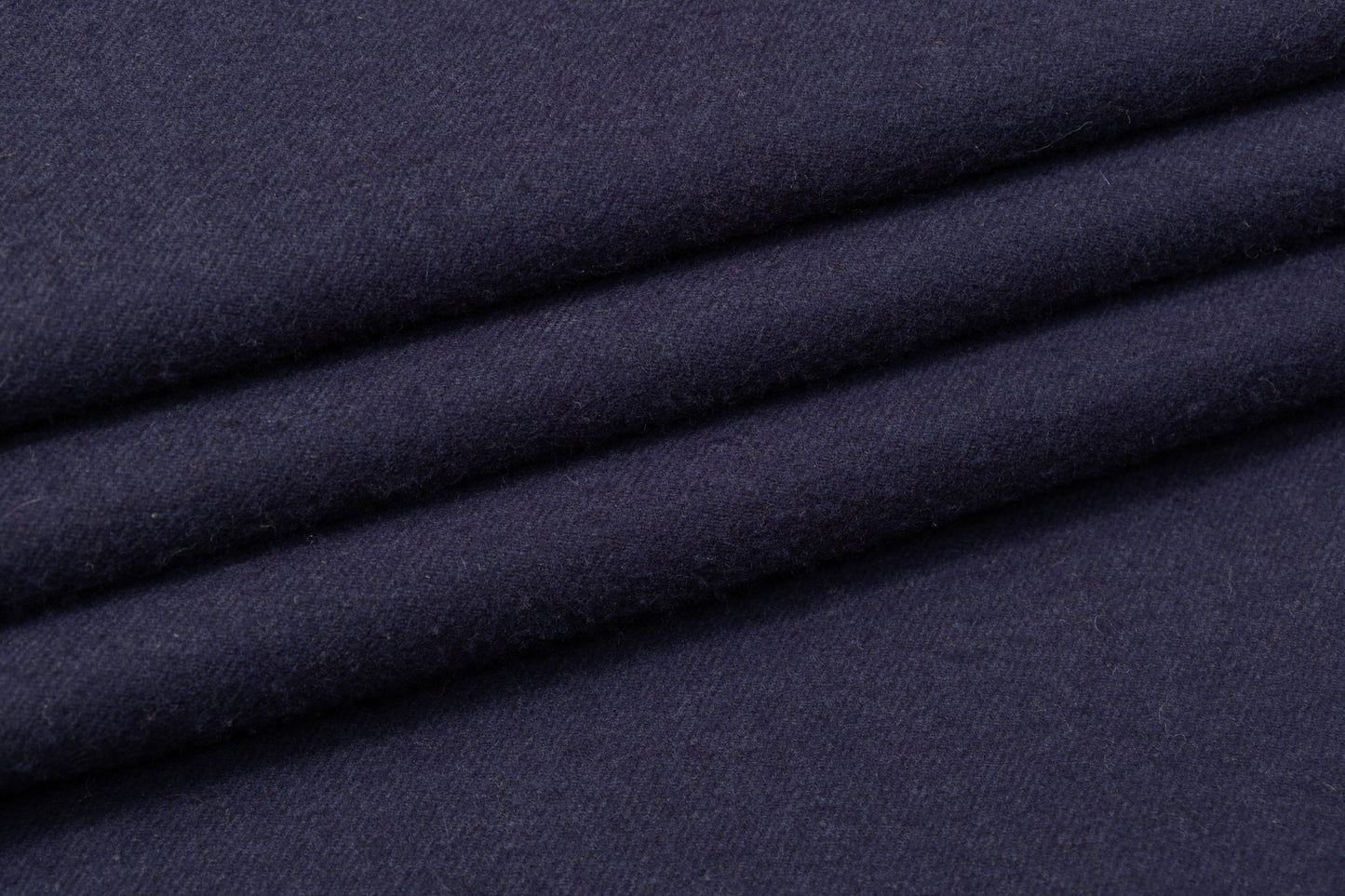 Solid Wool Coating - Navy