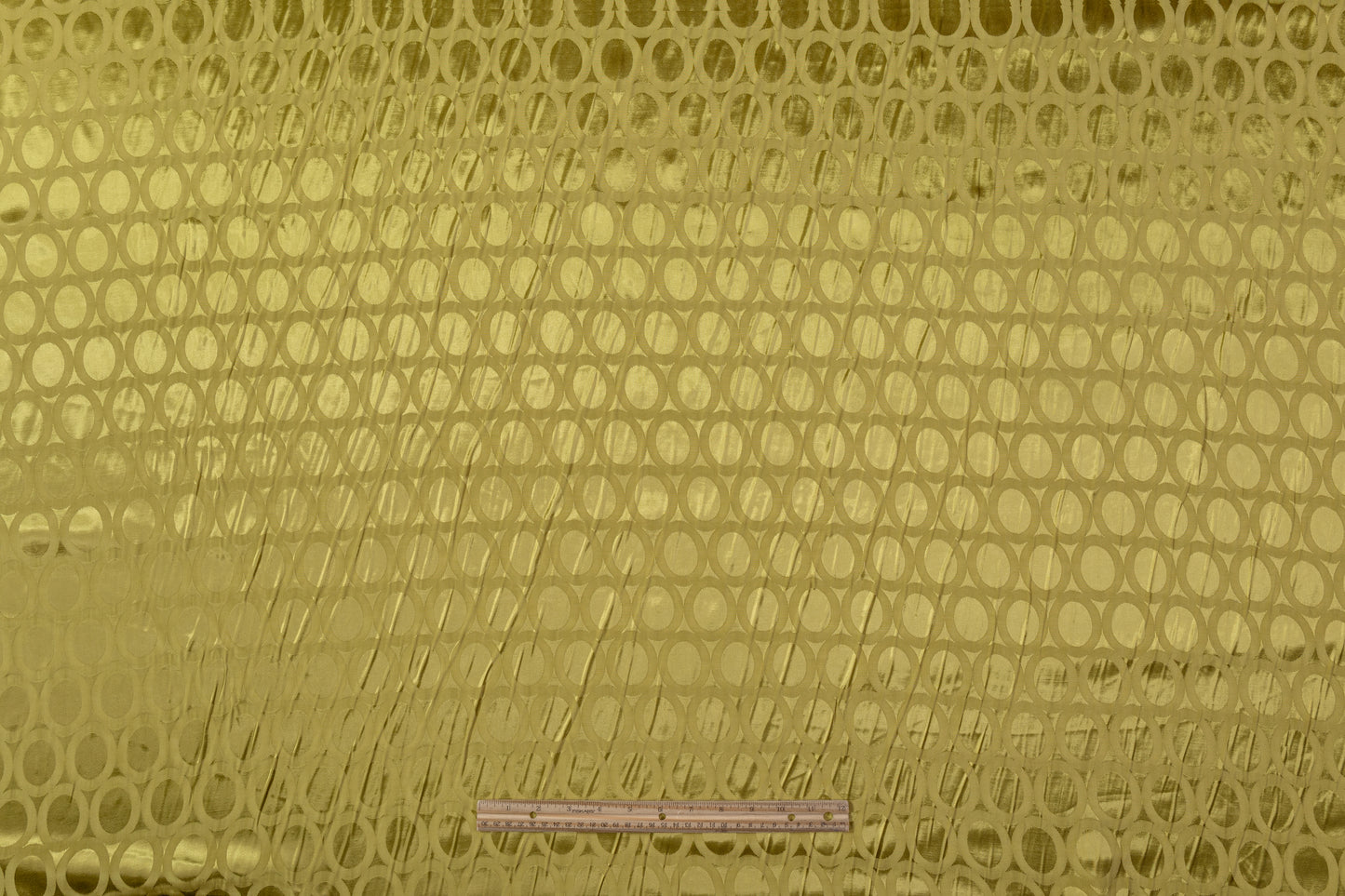 Geometric Viscose Jacquard - Brass