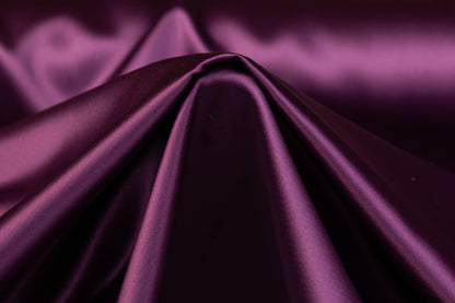 Italian Viscose Acetate Satin - Purple