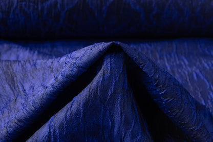 Cloqué Brocade - Slate Blue