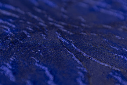 Cloqué Brocade - Slate Blue