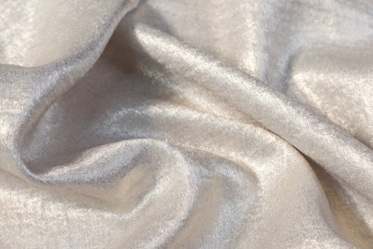 Shimmer Crepe de Chine - Light Taupe