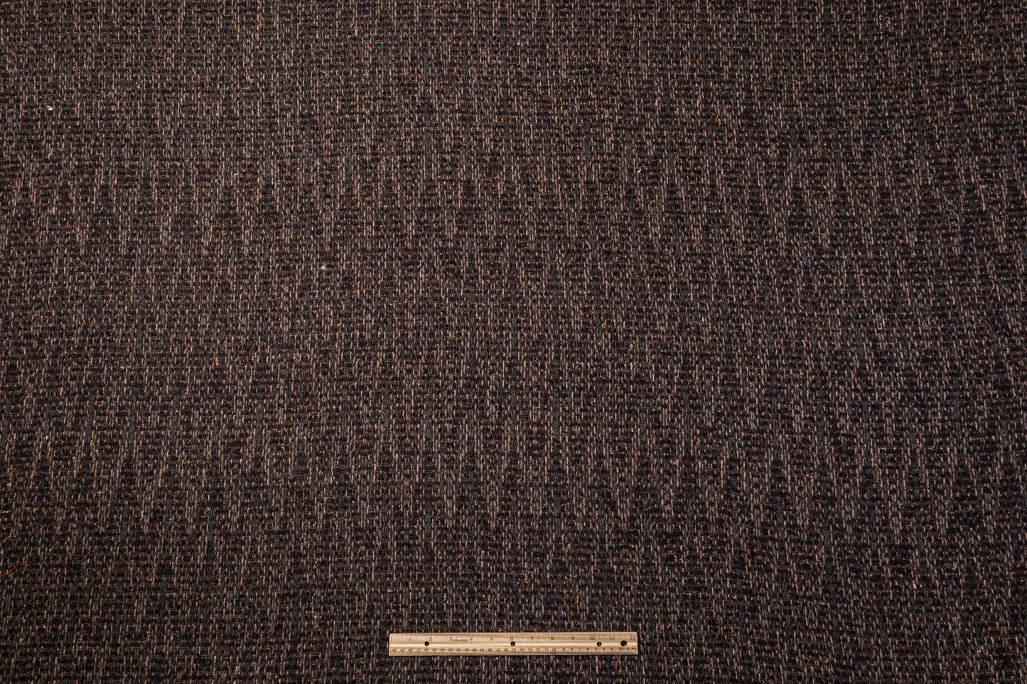 Wool Blend Tweed - Brown