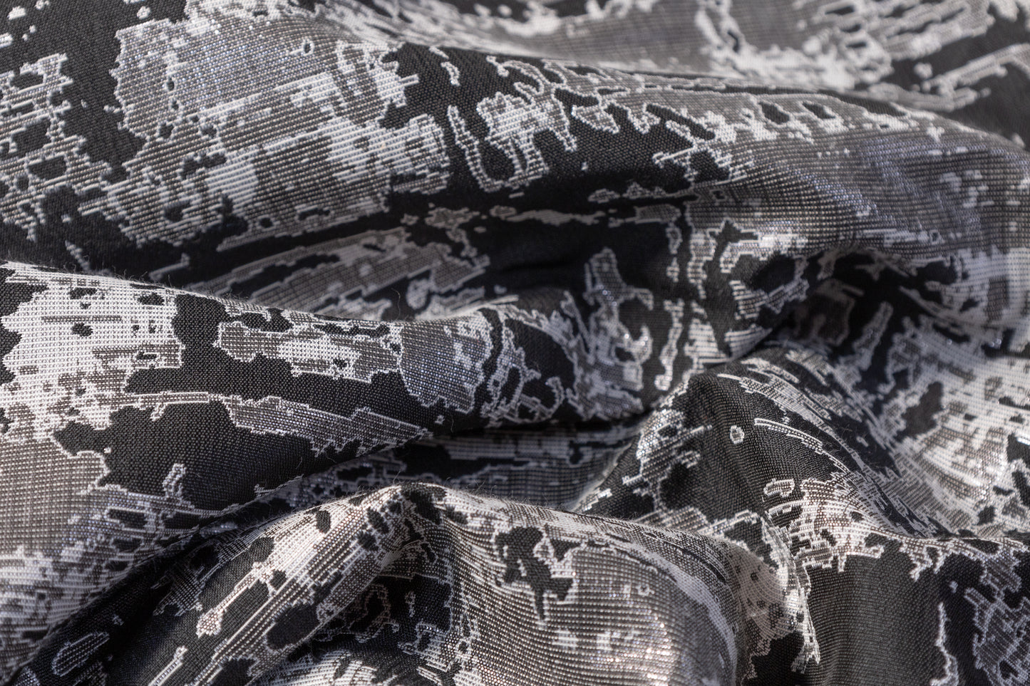 Camo Brocade - Black / Gray / White