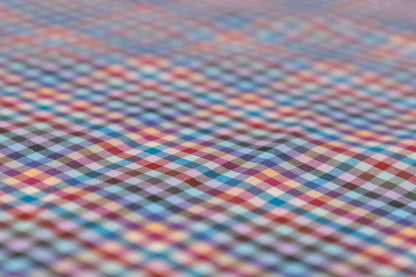 Micro-Plaid Cotton Shirting - Multicolor