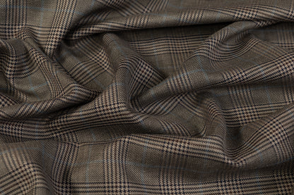 Glen Check Wool Suiting - Gray