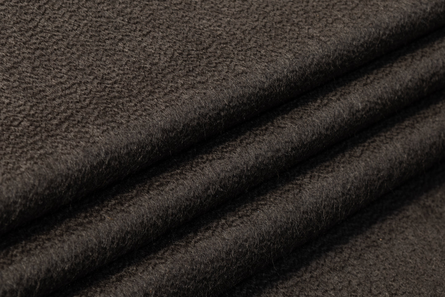 Pure Italian Cashmere Coating - Smoky Black