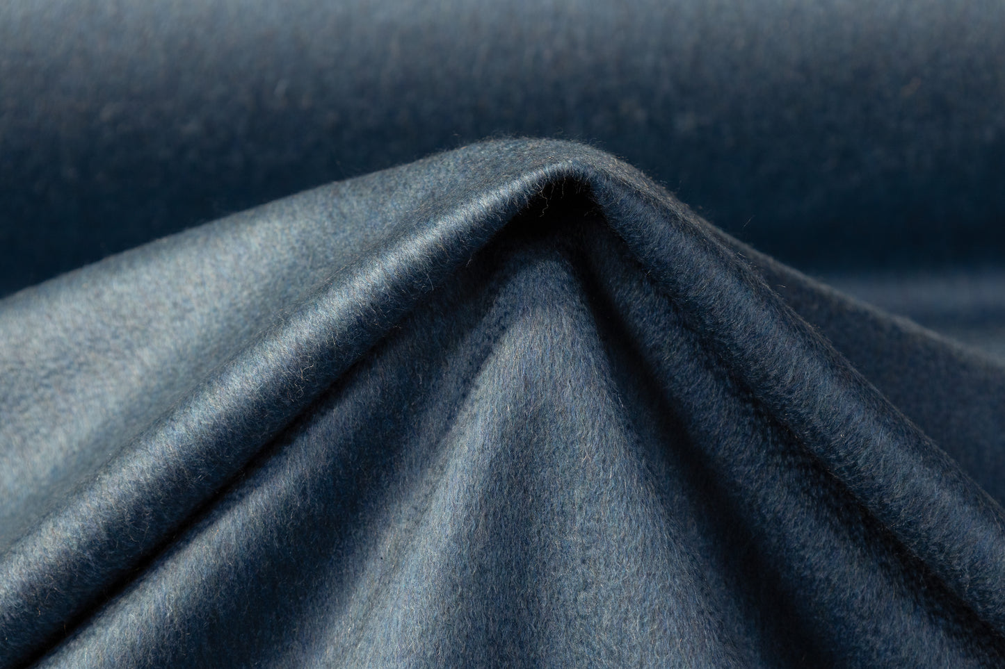 Pure Italian Cashmere Coating - Blue