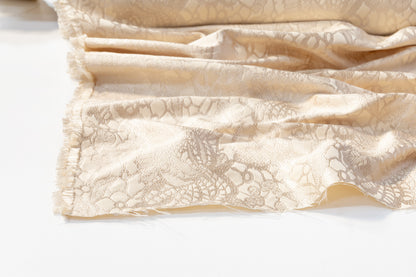 Floral Italian Brocade - Champagne Gold