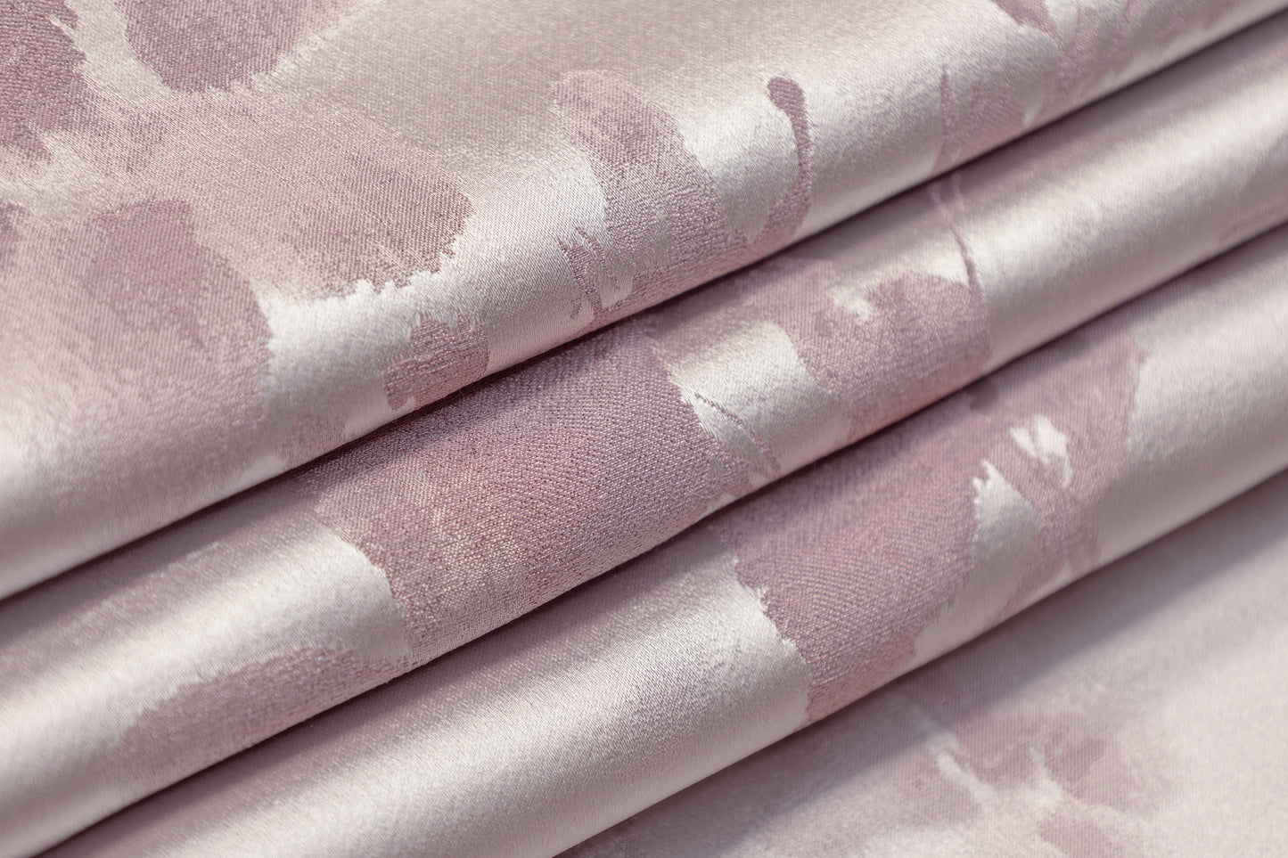 Floral Metallic Italian Satin Brocade - Pink