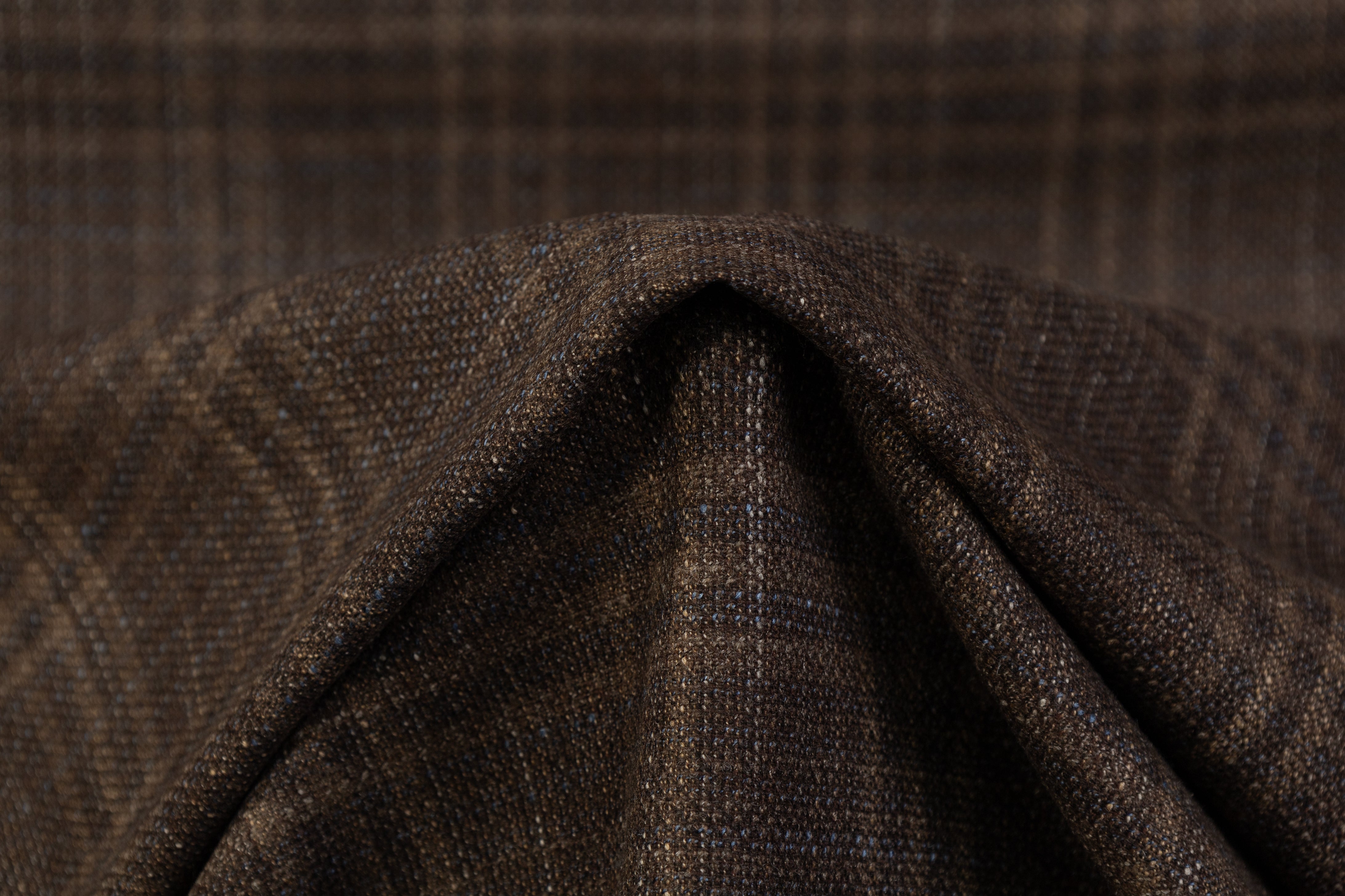 Ermenegildo Zegna - Trofeo Wool Cashmere and Silk Suiting - Brown – Prime  Fabrics