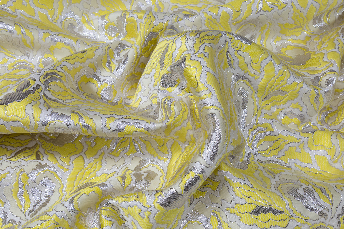 Valentino - Iris Brocade - Yellow / Silver