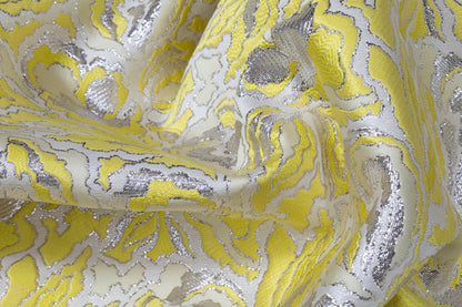 Valentino - Iris Brocade - Yellow / Silver