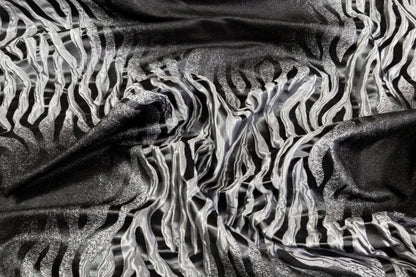 Armani - Abstract Italian Brocade - Black / Gray