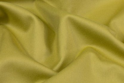 Double-Faced Italian Wool Coating - Lagoon Blue / Golden Lime