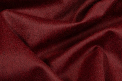 Two-Tone Italian Wool Coating - Oxblood