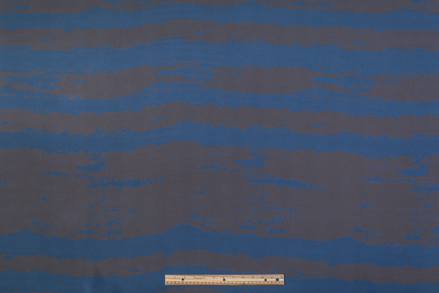 Italian Acetate Viscose Crepe - Blue / Copper