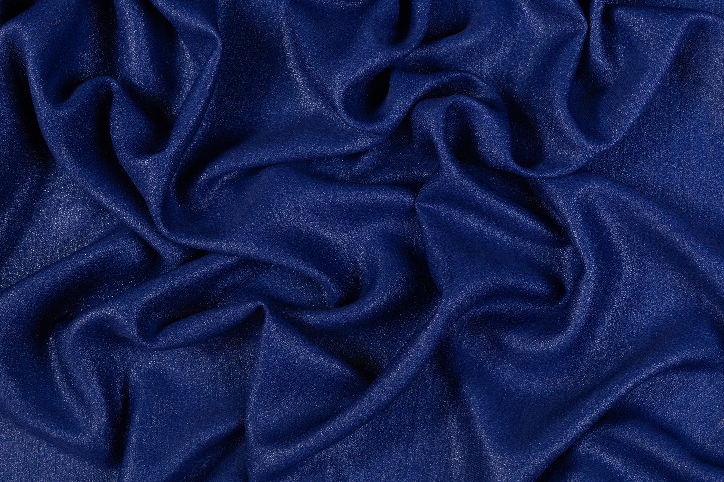 Italian Viscose Lamé - Blue