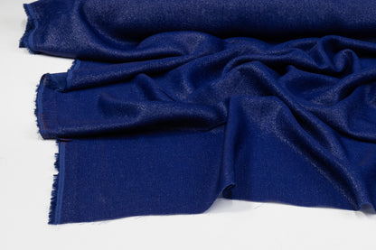 Italian Viscose Lamé - Blue