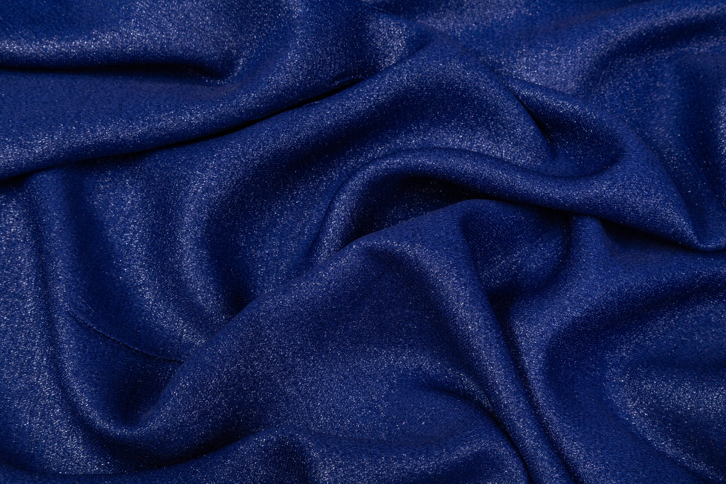 Italian Viscose Lamé - Blue