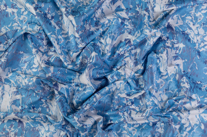 Abstract Jacquard - Blue / White