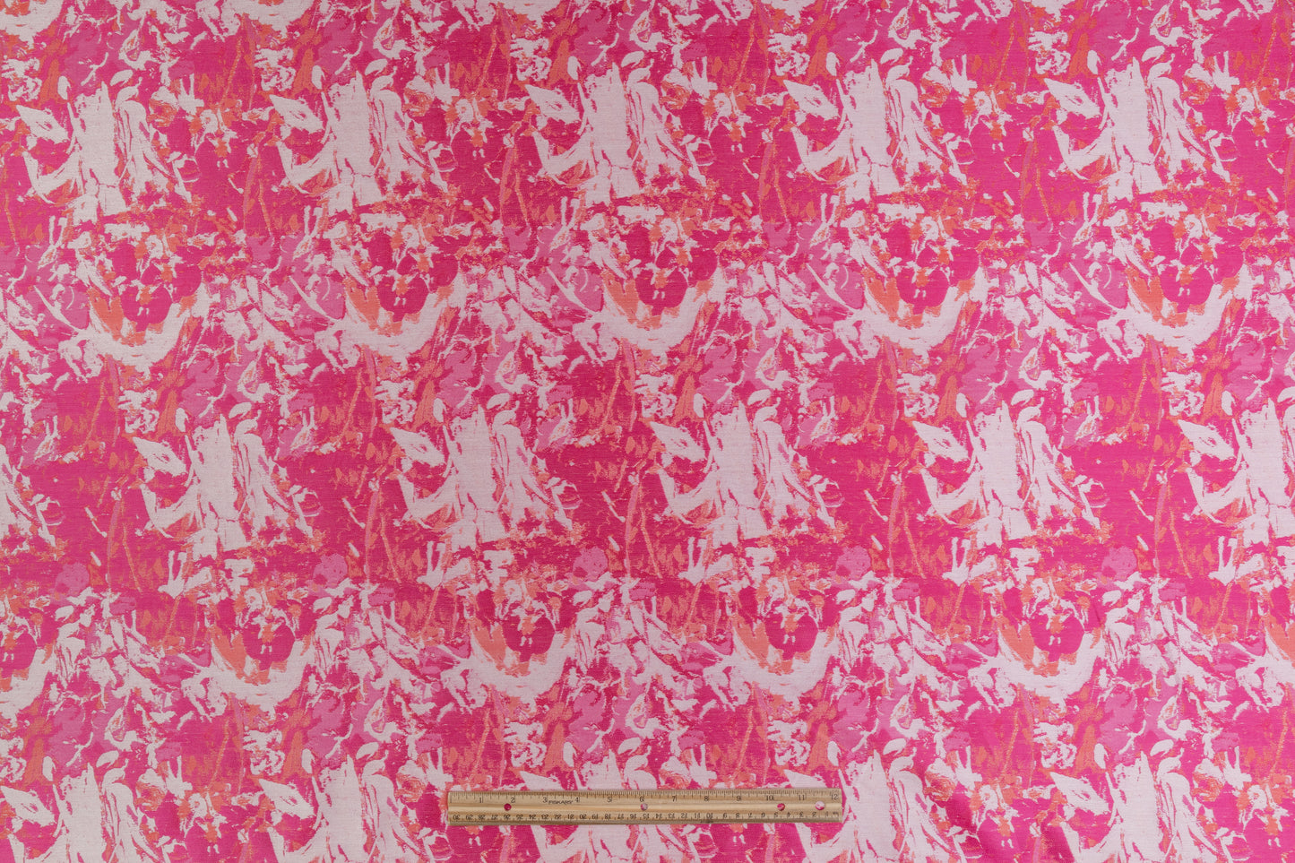 Abstract Jacquard - Pink / White