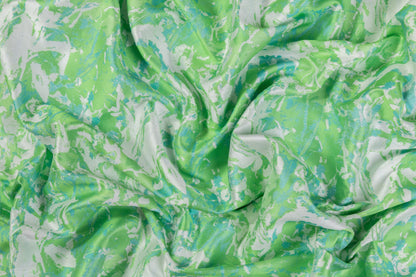 Abstract Jacquard - Green / White