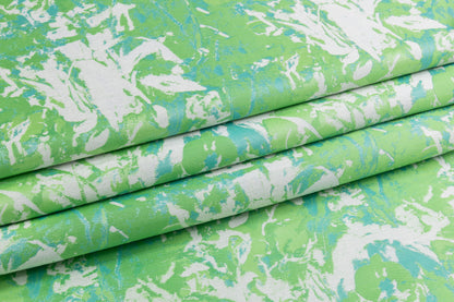 Abstract Jacquard - Green / White