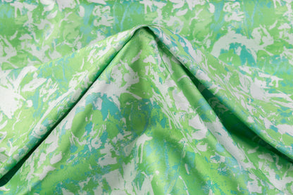 Abstract Jacquard - Green / White